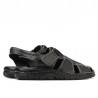 Herren Sandalen 338 Schwarz