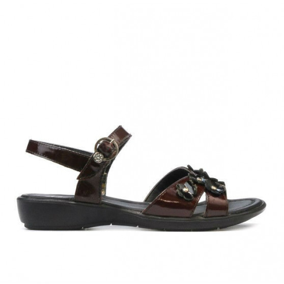 Kinder Sandalen 523 Lack Bordeaux Kinder Sandalen 523 Lack Bordeaux