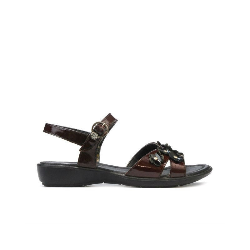 Kinder Sandalen 523 Lack Bordeaux