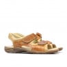 Kindersandalen 322 braun+beige