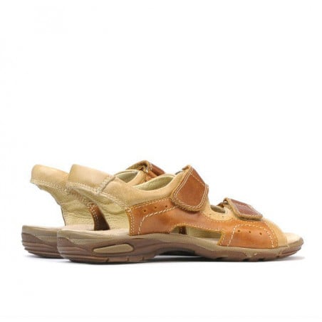 Kindersandalen 322 braun+beige