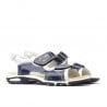 Kinder-Sandalen 322 indigo+weiß
