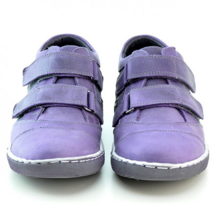 Kinderschuhe 134 Tuxon lila+grau
