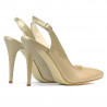 Damen Sandalen 1235 Lack Beige