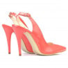 Damensandalen 1235 Lack Rot Koralle