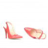 Damensandalen 1235 Lack Rot Koralle