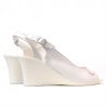Damen Sandalen 596 Perlmuttweiß