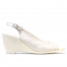 Damen Sandalen 599 perlmuttweiß
