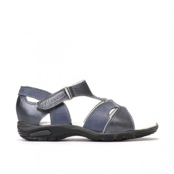 Sandalen für Kleinkinder 09c grau+indigo Sandalen für Kleinkinder 09c grau+indigo