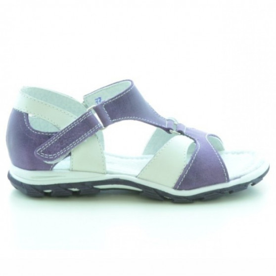 Kleinkind-Sandalen 09c lila+weiß Kleinkind-Sandalen 09c lila+weiß