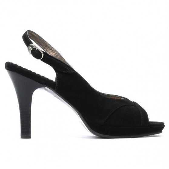 Damen Sandalen 1052 schwarz Antilope Damen Sandalen 1052 schwarz Antilope