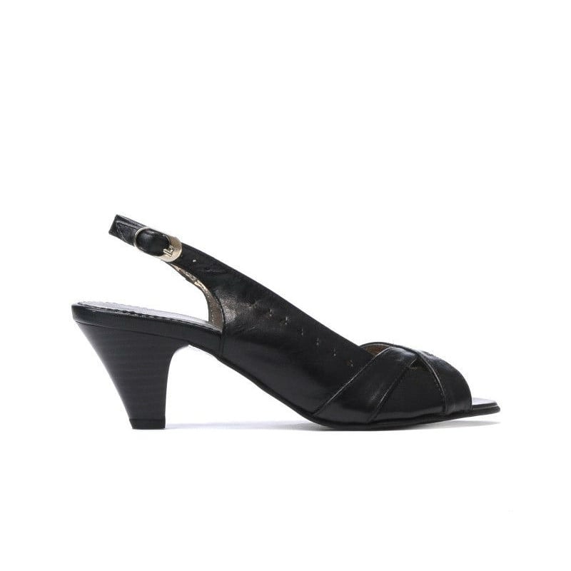 Damensandalen 1204 schwarz