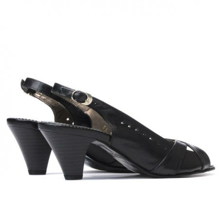 Damensandalen 1204 schwarz