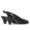 Damensandalen 1204 schwarz