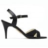 Damensandalen 1240 schwarz