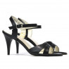 Damensandalen 1240 schwarz