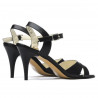 Damensandalen 1240 schwarz