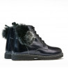 Kinderstiefel 3010 Lack Indigo