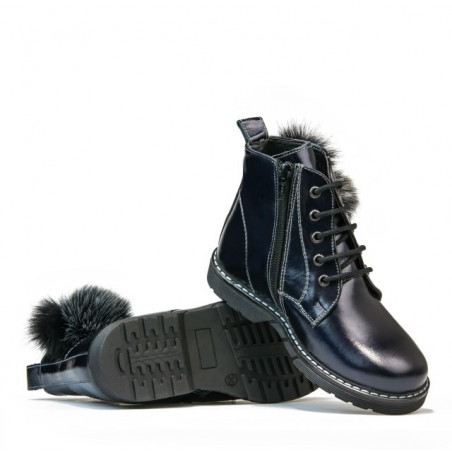 Kinderstiefel 3010 Lack Indigo