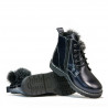 Kinderstiefel 3010 Lack Indigo