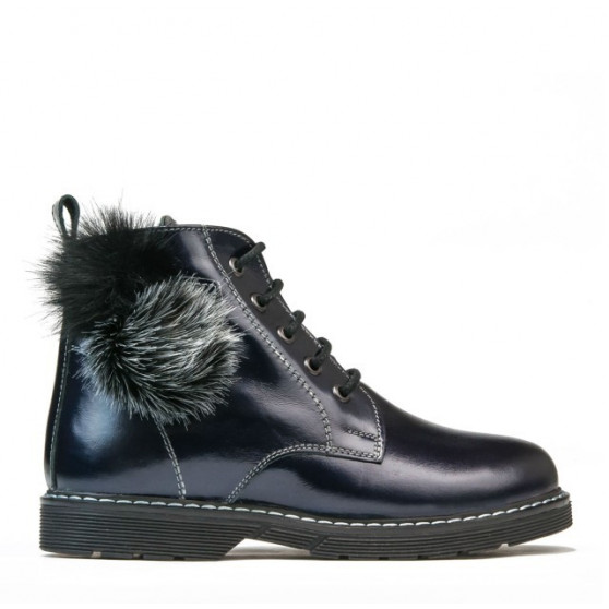 Kinderstiefel 3010 Lack Indigo
