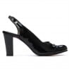 Damensandalen 1216 schwarzer Lack