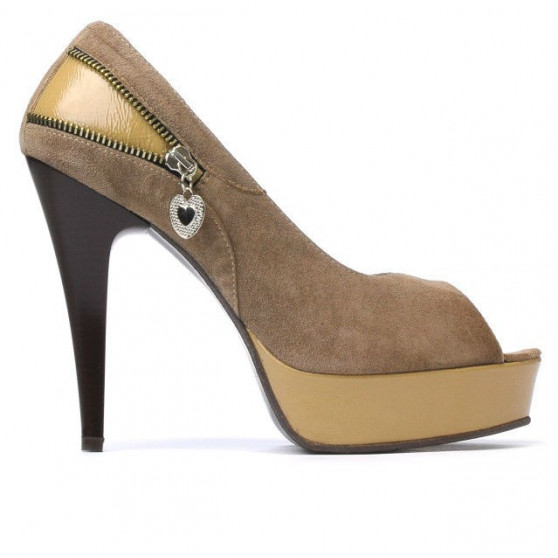 Damen Sandalen 1202 Sand Antilope kombiniert Damen Sandalen 1202 Sand Antilope kombiniert