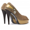 Damen Sandalen 1202 Sand Antilope kombiniert