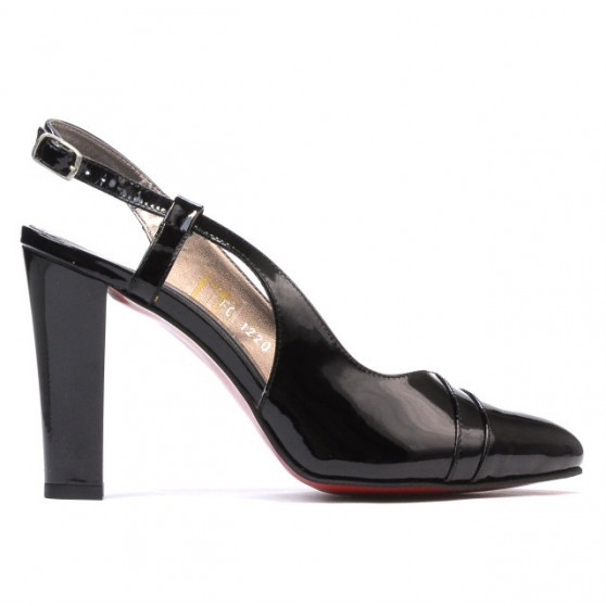 Damensandalen 1220 schwarzer Lack Damensandalen 1220 schwarzer Lack