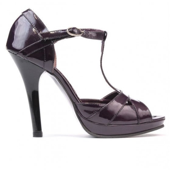 Damensandalen 1054 Lack lila Damensandalen 1054 Lack lila
