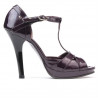 Damensandalen 1054 Lack lila