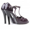 Damensandalen 1054 Lack lila