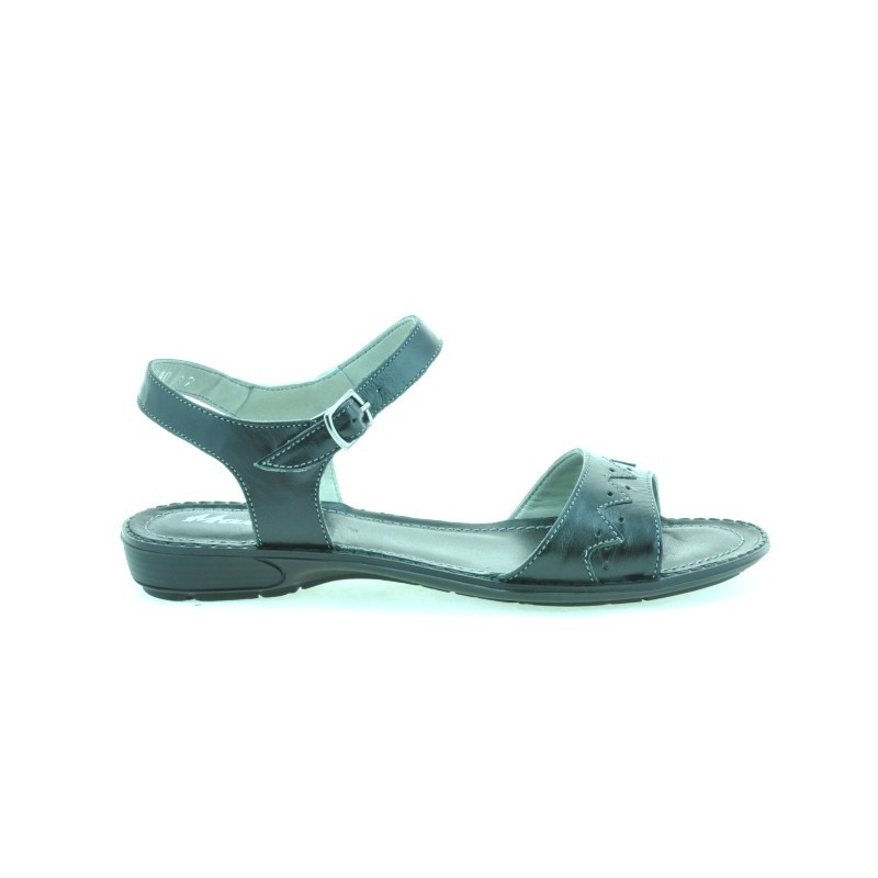 Damensandalen 590 schwarz