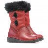 Kleinkinderstiefel 24c bordeaux+schwarz