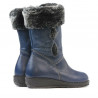 Kleine Kinderstiefel 24c indigo kombiniert