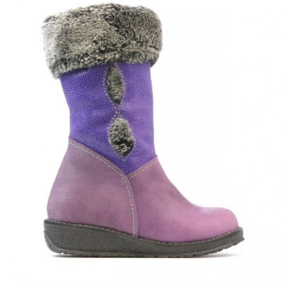 Kleinkinderstiefel 24c Tuxon lila kombiniert Kleinkinderstiefel 24c Tuxon lila kombiniert