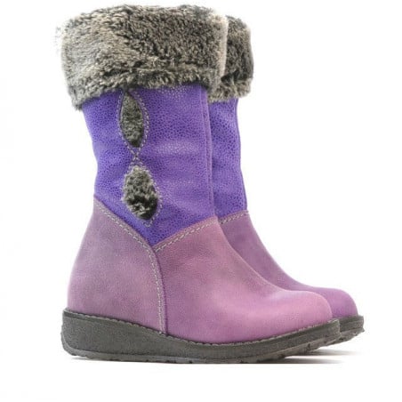Kleinkinderstiefel 24c Tuxon lila kombiniert