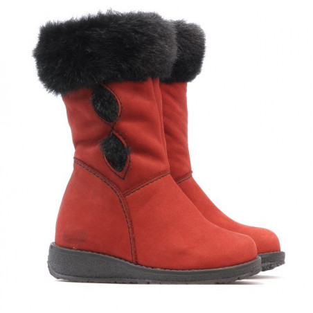 Kleinkinderstiefel 24c Bufo weinrot