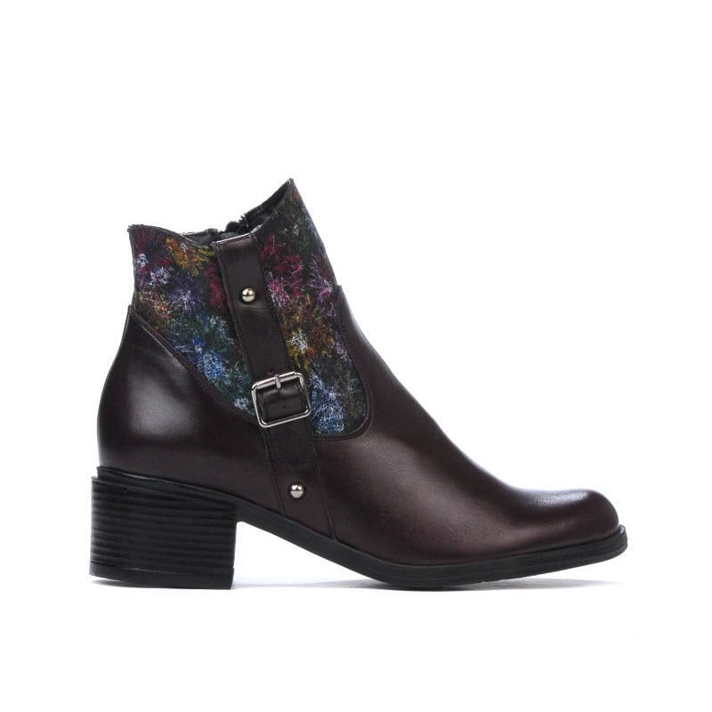 Damenstiefeletten 3319 Bordeaux Pastell
