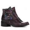 Damenstiefeletten 3319 Bordeaux Pastell