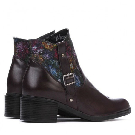 Damenstiefeletten 3319 Bordeaux Pastell
