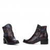 Damenstiefeletten 3319 Bordeaux Pastell