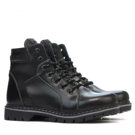 Jugendstiefel 439-1 Schwarz