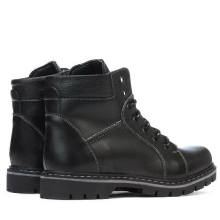 Jugendstiefel 439-1 Schwarz