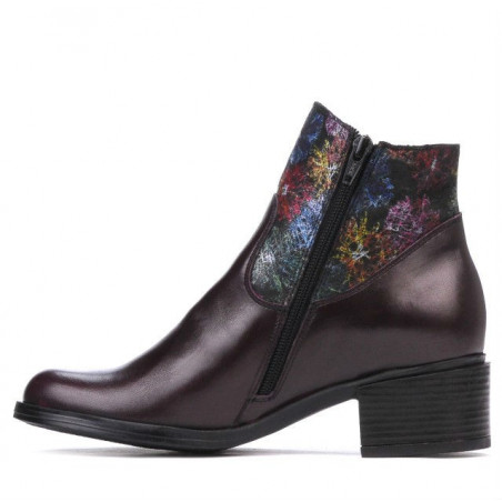 Damenstiefeletten 3319 Bordeaux Pastell