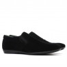 Herren Freizeitschuhe 760 schwarz Veloursleder
