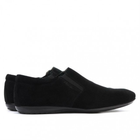 Herren Freizeitschuhe 760 schwarz Veloursleder