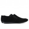 Herren Freizeitschuhe 760 schwarz Veloursleder