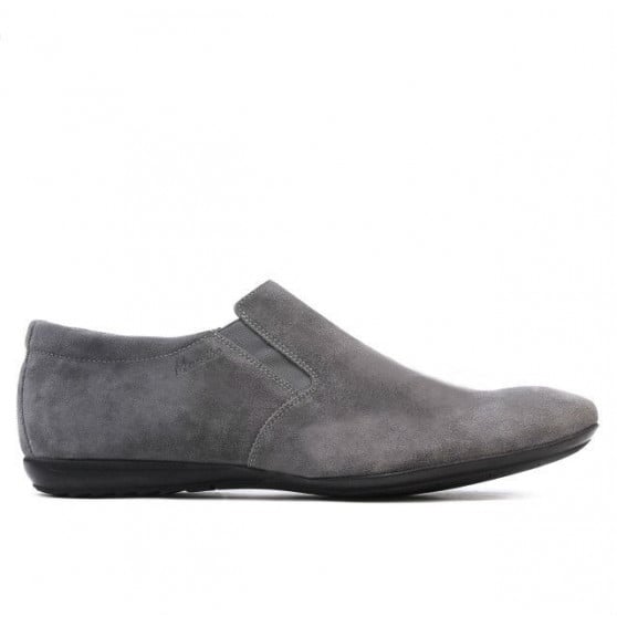 Herren Freizeitschuhe 760 grau Veloursleder Herren Freizeitschuhe 760 grau Veloursleder