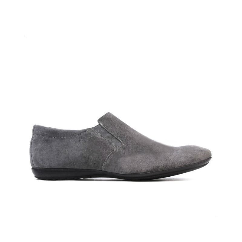 Herren Freizeitschuhe 760 grau Veloursleder